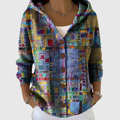 Cardigan in maglia con cappuccio