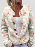 Gabriella | Cardigan con motivo di rose