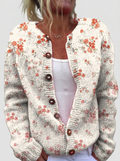 Elsa | Cardigan con fiori sparsi