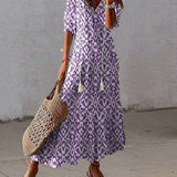 Michaela - Abito Boho con Copertura per la Pancia