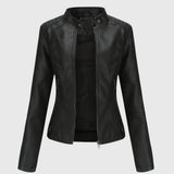 Giorgina™ - Elegante Giacca di Pelle per Donne