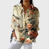 Blusa stampata leggera e colorata