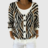 Cardigan in maglia comodo con bottoni