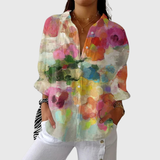 Blusa stampata leggera e colorata