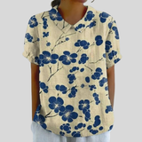 Top floreale Elegante Comfort