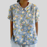Top floreale Elegante Comfort