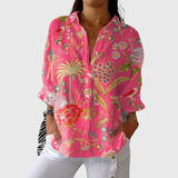 Blusa stampata leggera e colorata