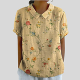 Top floreale Elegante Comfort