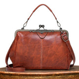 Lily™ | Borsa a mano in pelle vegana vintage