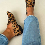 Gia - Eleganti Mocassini con Stampa Leopardo