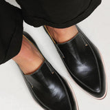 Zofia™ | Mocassino Patchwork Nero