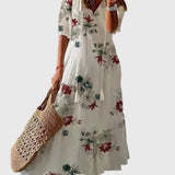 Amalia | Abito Maxy Boho Vintage per l'estate