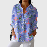Blusa stampata leggera e colorata