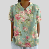 Top floreale Elegante Comfort