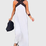 Elena | Abito maxy elegante e fluido