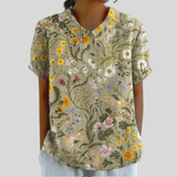 Top floreale Elegante Comfort