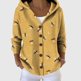 Cardigan con cappuccio