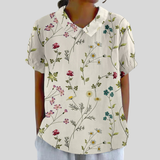 Top floreale Elegante Comfort