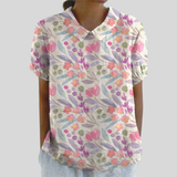 Top floreale Comfort Elegante