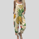 Salopette con frutti tropicali