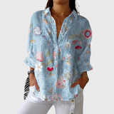 Blusa leggera e colorata stampata