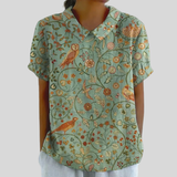 Top floreale Elegante Comfort