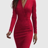 ARABELLA | ABITO ELEGANTE CON SCOLLO A V