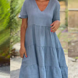 Bexley - Abito estivo casual con scollo a V