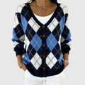 Cardigan comodo con bottoni