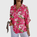 Blusa leggera e colorata stampata