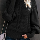 Lory | Maglione lungo e casual con maniche lunghe