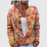 Helena™ | Cardigan con mare di fiori