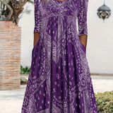 ELOWEN | ABITO MIDI CON MANICHE LUNGHE CASUAL