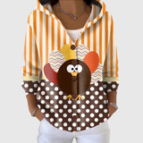 Cardigan con cappuccio in maglia