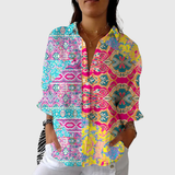 Camicia stampata leggera e colorata