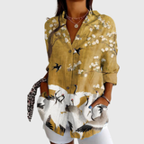Blusa leggera e colorata stampata