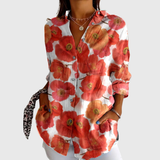 Blusa stampata leggera e colorata