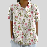 Top floreale Elegante Comfort