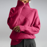 Lauren | Maglione di cashmere lussuoso con colletto alto