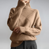 Lauren | Maglione di cashmere lussuoso con colletto alto