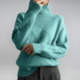 Lauren | Maglione di cashmere lussuoso con colletto alto