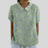 Top floreale Elegante Comfort