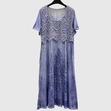 INDIGO | ELEGANTE ABITO MIDI CON MOTIVO FLOREALE