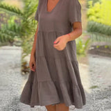 Bexley - Abito estivo casual con scollo a V