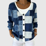 Cardigan comodo con bottoni