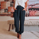 Kaeli – Pantaloni Jogging Eleganti con Cordon
