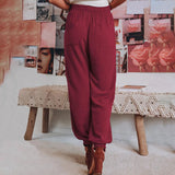 Kaeli – Pantaloni da jogging eleganti con cordino
