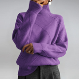 Lauren | Maglione di cashmere lussuoso con colletto alto