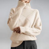 Lauren | Maglione di cashmere lussuoso con colletto alto
