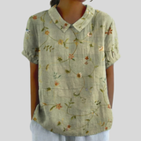 Top floreale Elegante Comfort